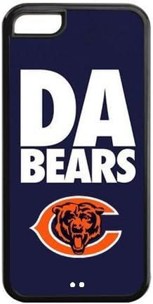 Popular NFL Chicago Bears Team Logo DA BEARS Nike Rubber iPhone 5c Case Cover - Best Protective Shell for Apple