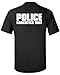 Jacted Up Tees Police Narcotics Unit Front & Back Men's T-Shirt SHIPS FROM OHIO USA