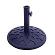 Deep Blue Envirostone Outdoor Patio Umbrella Base - Heavy Duty