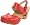 Dansko Women's Thea Ankle-Strap Sandal,Red,36 EU/5.5-6 M US