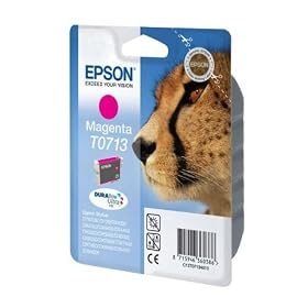 Epson Original T0713  Durabrite Magenta Ink Cartridge