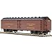 Walthers HO Scale Pennsylvania Class R50B Express Reefer - Assembled - Pennsylvania Summer 1945 Scheme (Medium Tuscan, Black And  : image