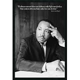 Martin Luther King Jr. - Darkness Framed with Gel Coated Finish by unknown, Image size: 23.75"" x 35.75""