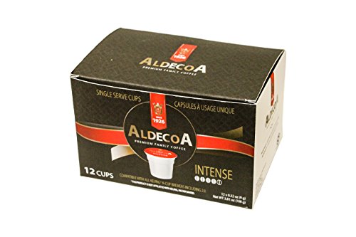 Aldecoa K-Cup Coffee, Intense, 12 Count