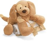Spunky Loveable Hugs Brown - Pink or Blue Dog with Blanket Baby Gund