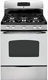GE JGB500DEP 30 Freestanding Gas Range with 5 Sealed Burners, 5.0 cu. ft. Self Clean Oven, Non-Stick Griddle, PowerBoil Burner and Storage Drawer