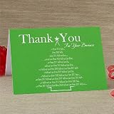 Personalized Corporate Christmas Cards - Thank You For Your Business