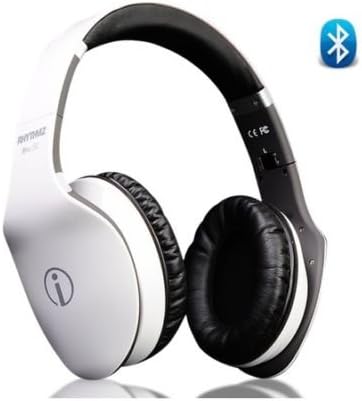 White Wireless Stereo Bluetooth Headphones for all Cell Phone Laptop PC Tablet