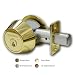 11W0100-PA1-BB Medeco Single Cylinder Medeco High Security Patriot Maxum Deadbolt.(Bright Brass)
