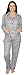bSoft Women's Bamboo Flannel Classic Button Up Pajamas