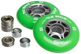 The Wave Street Surfing Wheel Set-Green