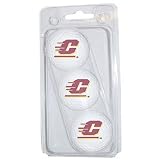 Central Michigan Chippewas NCAA 3 Golf Ball Sleeve Pack