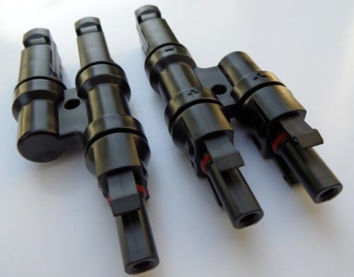 Rextin Solar Panel Mc4-T Style -2Stage Parallel Branch Pv Connector Set, A points two join (Mc4-T style)