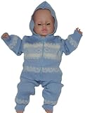 Baby Winter Jacket Suit, size: 0-3 m, color: Blue