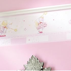 Izziwotnot Humphrey's Corner Lottie Fairy Princess Wallpaper Border