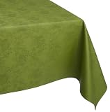 Nydel Clairette 100-Percent Cotton Damask Micro Coated 67-Inch Square Tablecloth, Abricot