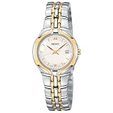 Seiko Ladies Dress Two-Tone Watch #SXD646 by Seiko