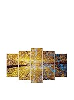 Wall Decor Fotocuadro 5 Piezas Pirámide Treewater