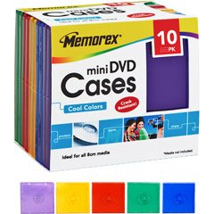 Memorex Color Mini DVD Cases