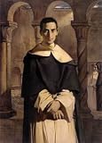 12X16 inch Chasseriau Theodore Portrait of Dominique Lacordaire