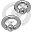2G STEEL CAPTIVE BEAD RING C205/8 -2G 5/8" 10MM BALL