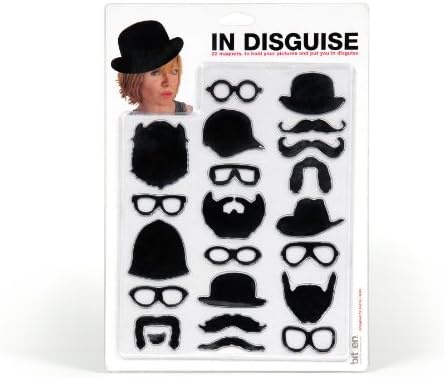 In Disguise - 22 Fridge Magnets to Hold Your Pictures and put you in Disguise.