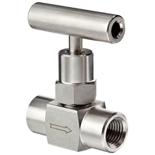 Dixon FFS102 Stainless Steel 316 Mini Needle Valve, 1/4" NPT Female