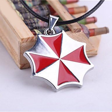 Second Face Women'S Fashion Jewelry Casual Alloy Cosplay Resident Evil Umbrella Pendant Necklace