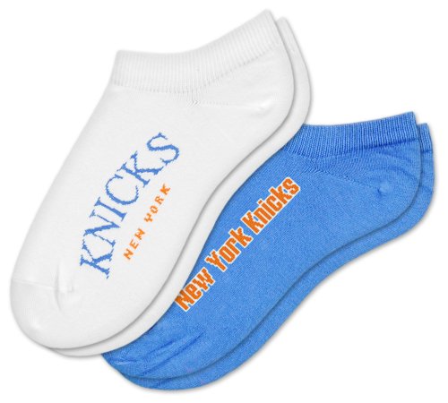 NBA New York Knicks Womens Socks, 2-Pack, Ankle Socks