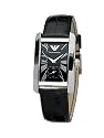 * Women's Emporio Armani Watch * Model AR0144 * Black Leather Band
