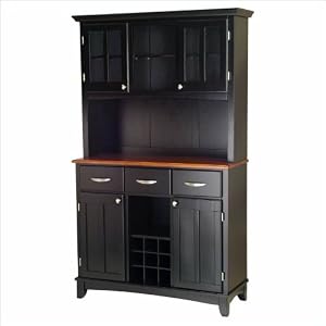 Buffet 2 2ddoor Hutch 2d Black 2f