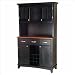 Buffet 2 2ddoor Hutch 2d Black 2f