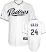 Brian Giles Youth Jersey: 2009 Majestic Home White Replica #24 San Diego Padres Jersey - Large (14-16)
