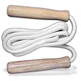 CSI 7' Cotton Jump Rope with Wooden Handles