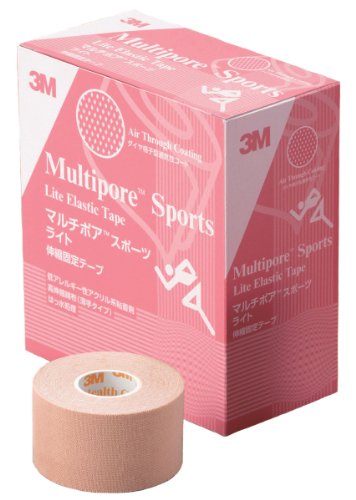 3M(スリーエム) マルチポア スポーツ ライト 伸縮固定テープ 37.5mm 2723375