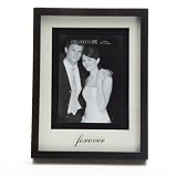 Melannco 5x7 Black Wedding Frame Forever