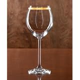 Charter Club Grand Buffet Gold Wine Glass by Charter Club