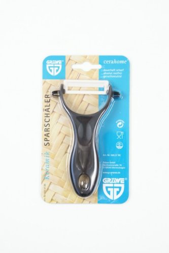 GRÄWE Keramik-Messerset 3-tlg. CERAHOME 2 Keramikmesser + 1 Keramik-Sparschäler, Sie sparen über 10 % gegenüber Einzelkauf