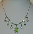 Light Green Necklace and Earrings