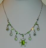 Light Green Necklace and Earrings