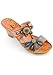 Corkys Elite Jamaica Sandals Womens Leather Shoe - Blue - 6 7 8 9 10 11 US