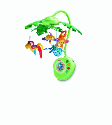 Fisher Price - K3799 - Puériculture - Chambre de bébé - Mobile Feuilles Magiques