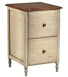 IMAGE OF Office Star CC30 Country Cottage File Cabinet, Antique White