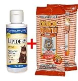Lipiderm Liquid Feline (4 oz.) + 10 ct. Quick Bath Cat Wipes