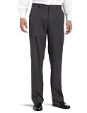 Calvin Klein Men's Polyester Vicose Solid Twill Pant,Medium Grey Heather,40 x 32