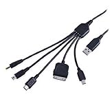 Adapti 5 in 1 Multi-function USB Charging Data Cable for iPhone and IPod, M ....