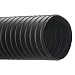 Hi-Tech Duravent C General Duty Series Neoprene Coated Fabric & Steel Duct Hose, for Use with Air, Black