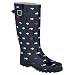 Women's Schooled Fish Rain Boots - Navy
