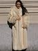 GORGEOUS GOLDEN FOX FUR COAT sz8/10 #3712