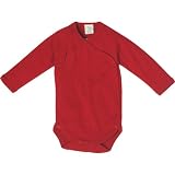 Organic Cotton Red Wrap Body, 6-12m